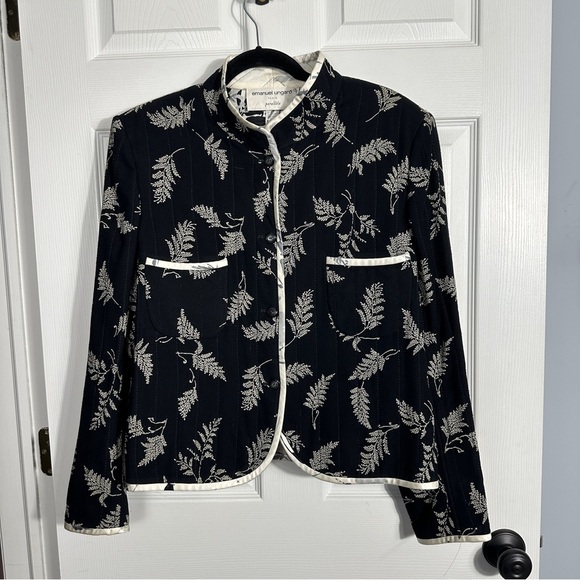Vintage Emanuel Ungaro Paris Parallele jacket. Made in Italy. 100% silk. Size 37 - Picture 1 of 11